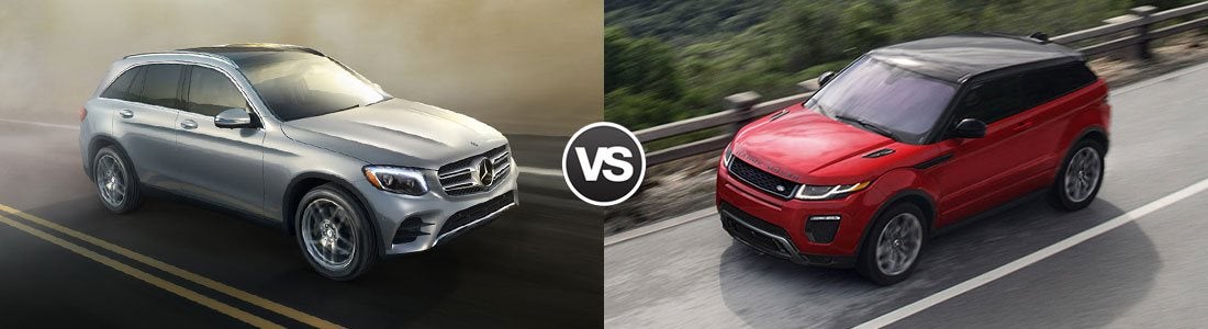2017 Mercedes-Benz GLC 300 vs 2017 Range Rover Evoque
