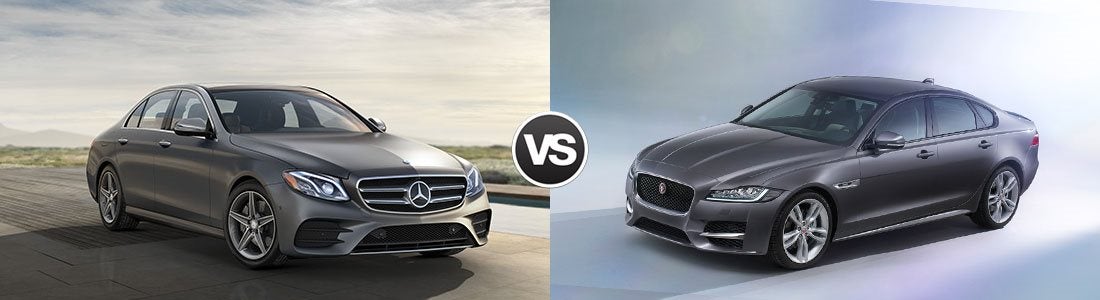 2017 Mercedes-Benz E 300 vs 2017 Jaguar XF