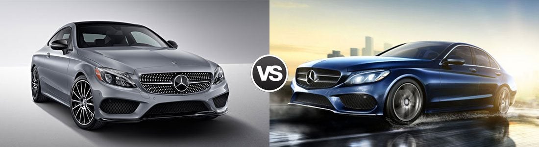 2017 Mercedes-Benz C300 Coupe vs 2017 Mercedes-Benz C300 Sedan